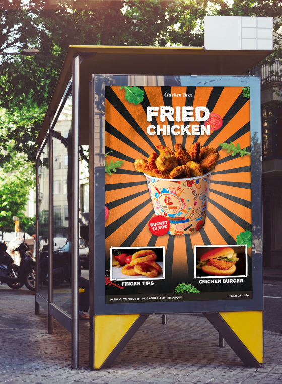 Affiche Fried Chicken